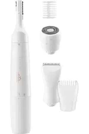 ETA Haarentferner-Set Haartrimmer Fenité für Frauen 234690000, Aufsätze: 5, Schmerzfreie Haarentfernung weiß