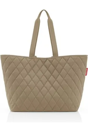 Reisenthel ® XL-Strandtasche Classic Shopper XL rhombus olive grün