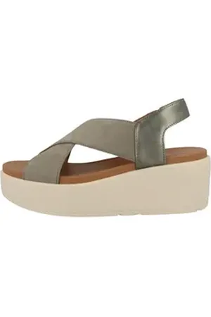 Geox D Xand 2.2S B Damen Keilsandalette grün 37 EU