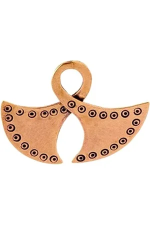 HOPLO Kettenanhänger Axt-Blätter Bronze Anhänger Schmuck 44x35mm