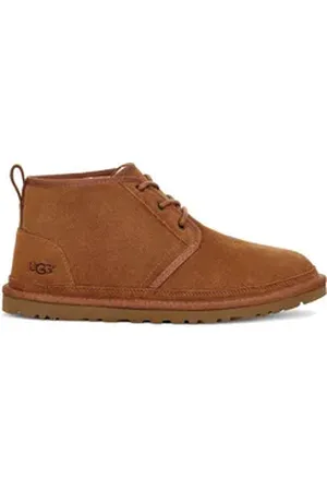 UGG UGG Neumel Schnürboots, Chukka Boot, Freizeitschuh mit lässiger 3-Loch Schnürung braun 43 EU