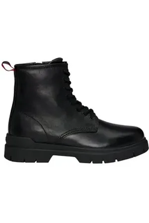 HUGO BOSS Ryan halb Schnürboots mit weichem Futter innen schwarz 42 EU