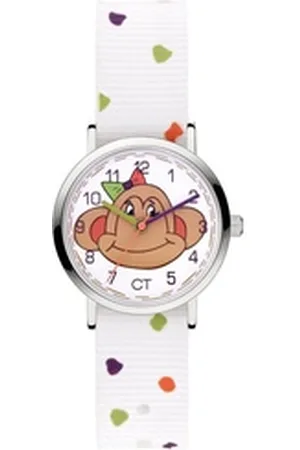 Cool Time Kids Quarzuhr Nylon weiß