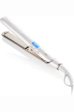 ETA Glätteisen FENITÉ 933690000 Keramik-Beschichtung, einstellbare Temperatur 150-230 ° C, LCD Display weiß
