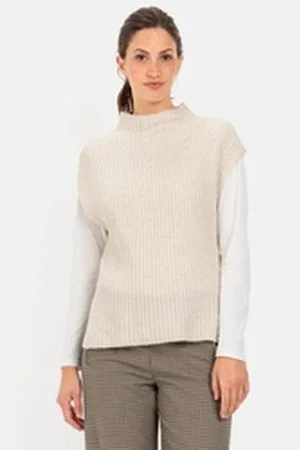 Camel Active Pullunder mit Turtleneck beige L