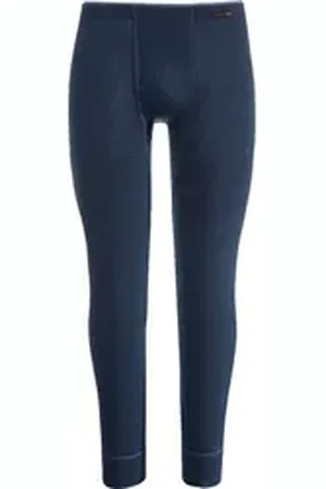 CON-TA Conta Lange Unterhose Herren-Thermo-Unterhose, lang Feinripp Streifen blau 9