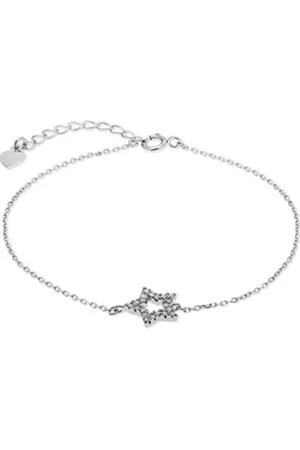 FAVS Silberarmband Damen-Armband 925er Silber 21 Zirkonia, Klassisch silberfarben