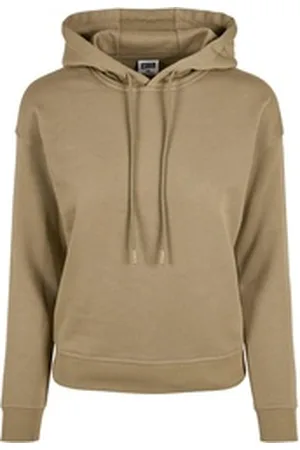 Urban classics Kapuzenpullover Damen Ladies Hoody (1-tlg) braun 5XL