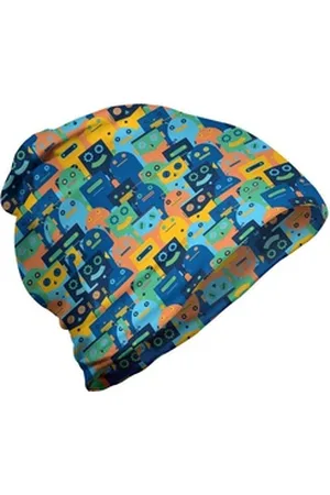 Abakuhaus Beanie Wandern im Freien Kindergarten Raum Fiction Roboter Kunst bunt