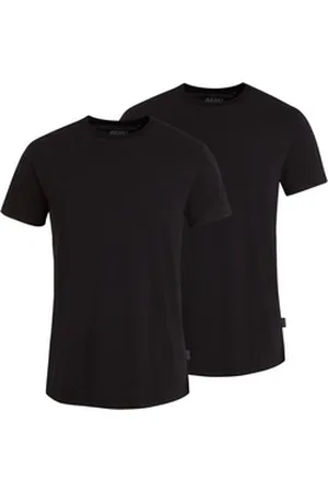 Jockey T-Shirt American T-Shirt (2er Pack) weicher Single-Jersey aus Baumwolle für einen hervorragenden Sitz schwarz XL
