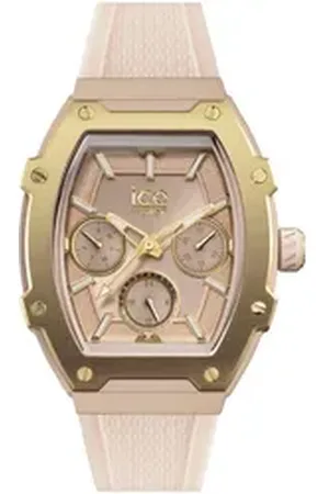 Ice-Watch Multifunktionsuhr ICE boliday - Alu - Small - MT 022864, Quarzuhr, Armbanduhr, Damenuhr, analog, Datum, 12/24-Stunden-Anzeige beige