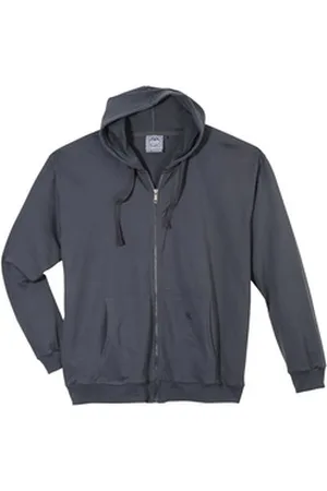 Ahorn Sweatjacke Kapuzen-Sweatjacke dunkelgrau XXL grau 8XL