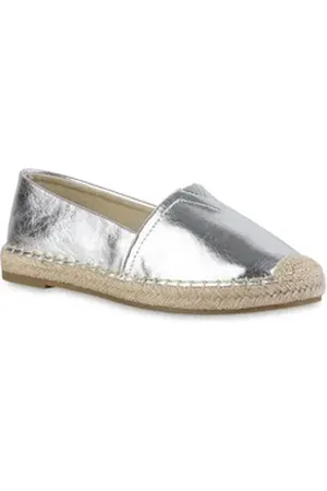 VAN HILL 841125 Espadrille Schuhe silberfarben 37 EU