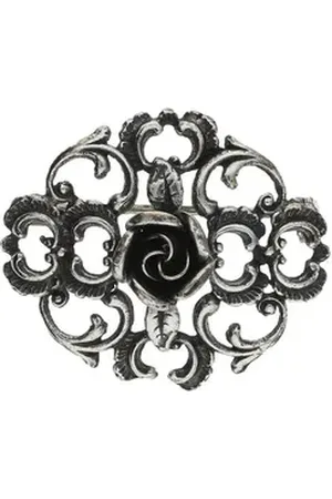 JuwelmaLux Brosche Trachten Brosche 925/000 Silber, geschwärzt JL30-01-4884