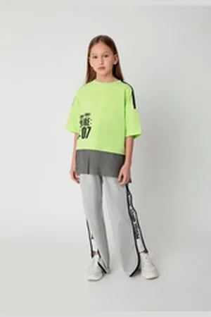 Gulliver Sweathose Casual Jogginghose mit außergewöhnlichem Schnitt grau|schwarz 134