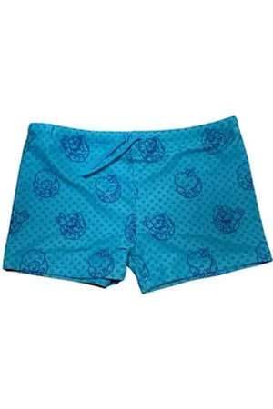 Super Mario Boxer-Badehose Badehose mit elastischem Bund und Kordelband blau 110