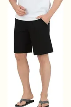 Trigema Bermudas Bermuda DELUXE Baumwolle (1-tlg) schwarz XL