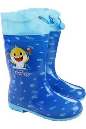 Baby Shark Haie Kinder Stiefel Regenstiefel Gummistiefel Gr. 23 bis 32 blau 31-32 EU
