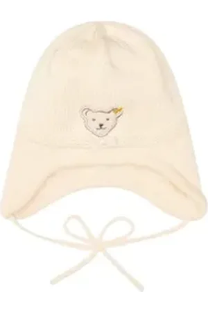 Steiff Strickmütze Mütze Accessoires Baby & Mini, gefüttert weiß 45