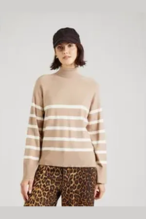 Pieces® Rollkragenpullover PCSIA (1-tlg) Plain/ohne Details beige S