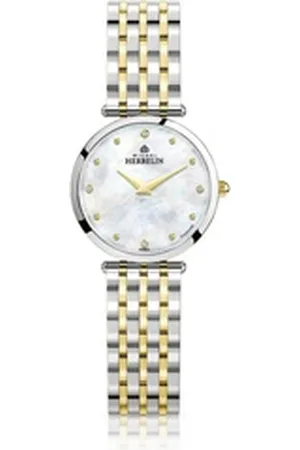 Michel Herbelin Quarzuhr 17116/BT89 Damen-Uhr Epsilon Diamanten Analog Quarz Edelstahl-Band