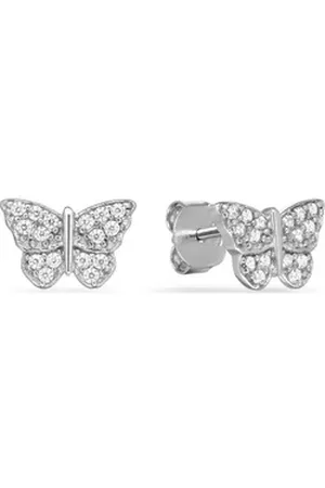 FAVS Paar Ohrstecker Mädchen-Ohrstecker 925er Silber 32 Zirkonia silberfarben