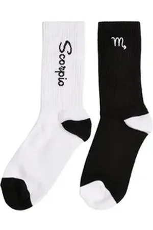 Mister Tee URBAN CLASSICS Basicsocken Urban Classics Unisex Zodiac Socks 2-Pack (1-Paar) schwarz 43-46
