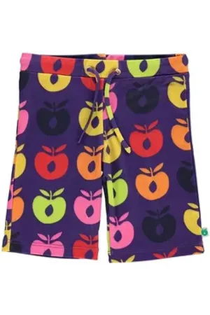 Småfolk Badehose UV50-badehose mit retro-äpfeln Mit UV-Faktor UPF50+ lila 4-5 Jahre