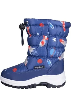 Playshoes Winter-Bootie Weltraum Hüttenschuhe blau 26/27