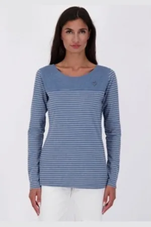 alife kickin Langarmshirt InesAK-Z (1-tlg) EXKLUSIV bei Otto blau XS