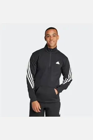 adidas Sportswear Rollkragenpullover M FI 3S HALFZIP (1-tlg) schwarz S