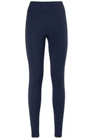 hessnatur Leggings Medium Cut ACTIVE LIGHT aus Bio-Baumwolle (1-tlg) blau|lila L/l