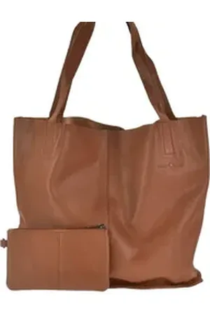 Greenburry Shopper "Carmen" Handtasche Leder 43x31cm, Handtasche, mit kleiner Bag in Bag Tasche braun
