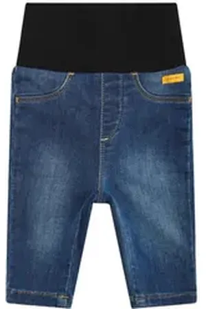 Steiff Regular-fit-Jeans Jeanshose Denim, Softbund blau 62
