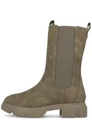 La Strada 2002401 Chelsea Damen Boot Taupe Nubuck PU Ankleboots beige 40 EU