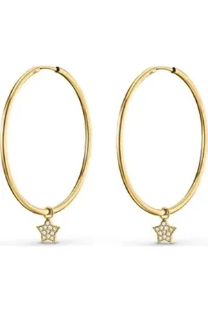 GUIA Paar Creolen Damen-Creolen 585er Gelbgold 22 Diamant (Paar) gelb|goldfarben