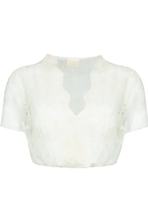 Trachtenland Dirndlbluse Pierre Marcel Damen Spitzen Dirndlbluse Linda - Cr