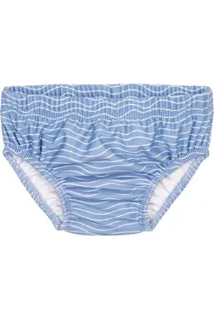 Playshoes Badehose UV-Schutz Windelhose Krebs blau 74/80