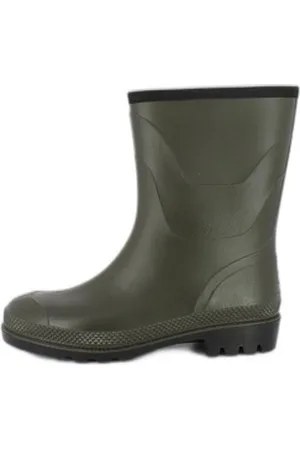 Beck Regenstiefel Basic Gummistiefel (Kurzschaft-Stiefel, für trockene Füße bei Regen und Matschwetter) wasserdicht, robust, strapazierfähig grün 41 EU