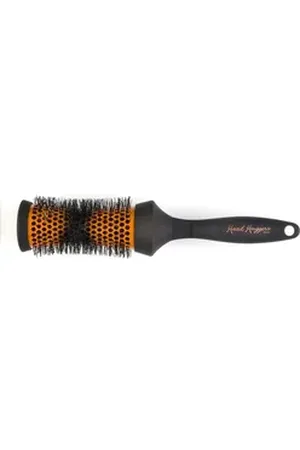 Denman Haarbürste Rondborstel Head Huggers zwart/ oranje 43mm