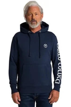 Carlo Colucci Hoodie Corradino blau M