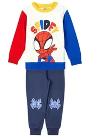 SPIDERMAN Freizeitanzug Marvel - Spidey Amazing Friends (2-tlg), Outfit Sweatshirt & Hose Größe 92-116 cm bunt 92 cm