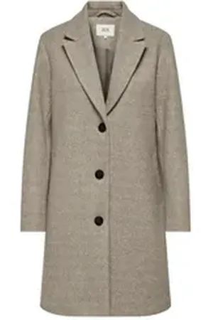 JDY Langmantel Echo (1-tlg) beige XS