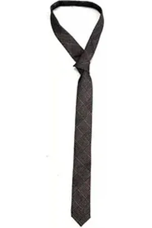 corneliani Krawatte CC Collection krawatten, Schmal Krawatten Karo grau
