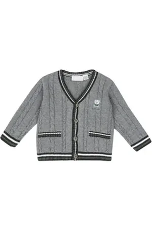 chicco Strickjacke Cardigan (1-tlg) mittige Knopfreihe grau 62