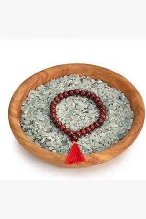 BODHI Perlenarmband Mala Armband aus Rosenholz