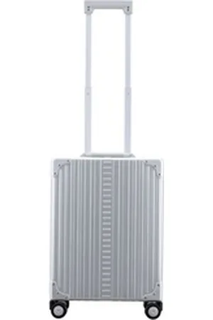 Aleon Handgepäck-Trolley Business, 4 Rollen, Aluminium silberfarben