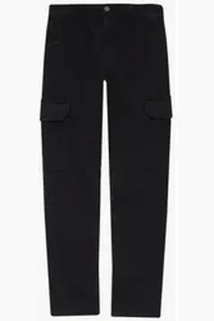 QS by s.Oliver Stoffhose Hose Pete / Regular Fit / Mid Rise / Straight Leg / Cargotaschen schwarz 176/REG