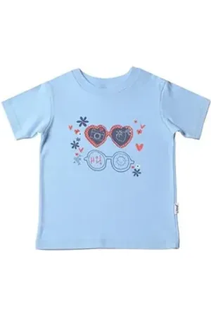 LILIPUT T-Shirt mit Front-Print blau 74/80