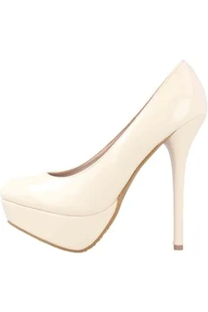 Andres Machado Andres Machado AM453 Charol Beige High-Heel-Pumps beige 42 EU